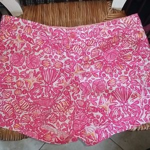 Lilly Pulitzer Hotty Pink Seashell Callahan Shorts